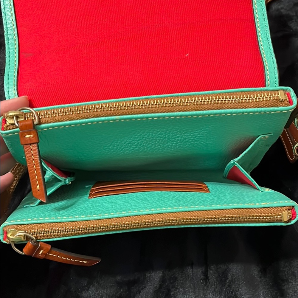 Dooney & Bourke Teal Crossbody Bag - Picture 5 of 16